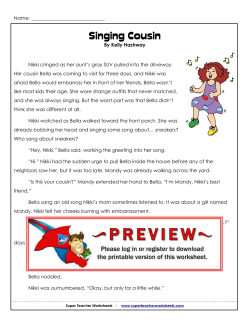 Singing Cousin - superteacherworksheets.com