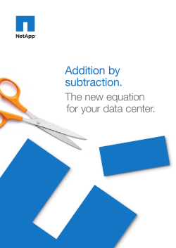 Addition by subtraction.