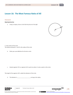 Lesson 16 - EngageNY