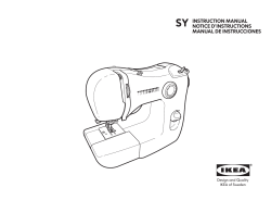 sy instruction manual notice d`instructions manual de
