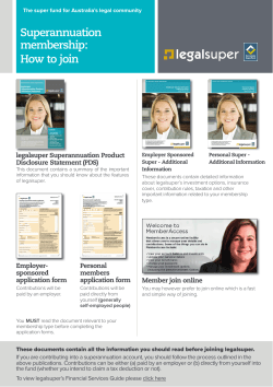 Product Disclosure Statement