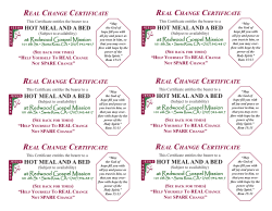 to and print our real change certificates