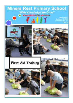 Newsletter 31 Term 4 Week 2 - Miners Rest Primary School