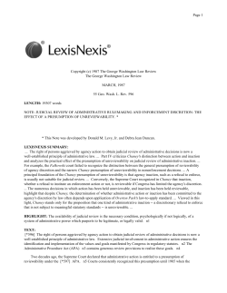 Copyright (c) 1987 The George Washington Law Review The