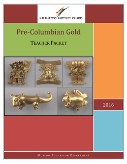 Pre-Columbian Gold - Kalamazoo Institute of Arts
