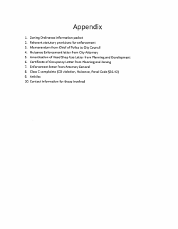 Appendix - Texas City Attorneys Association