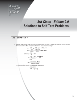 Self Test Solutions - A1 - mypower