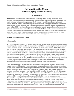 Making it on the Moon: Bootstrapping Lunar Industry