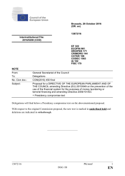 Presidency compromise text