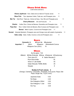 Drinks - Ohanany.com