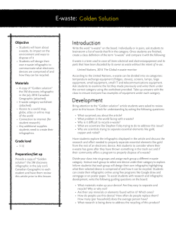 E-waste - The Royal Canadian Geographical Society