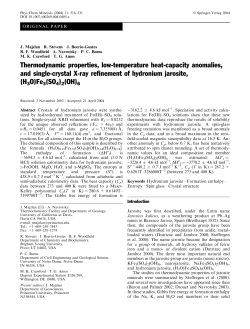 Thermodynamic properties, low-temperature heat