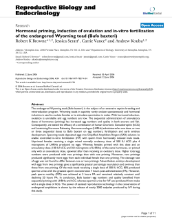 Hormonal priming, induction of ovulation and in