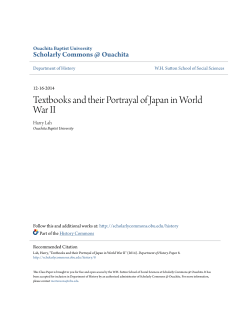 Textbooks and their Portrayal of Japan in World War II