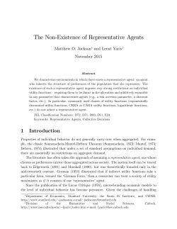 The Non-Existence of Representative Agents