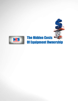 The Hidden Costs Of Equipment Ownership