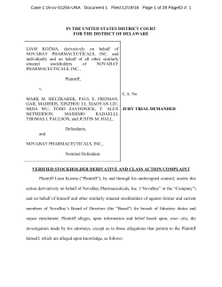 federal class action - Courthouse News Service