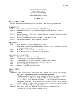 GITNER ADAM GITNER RESEARCH