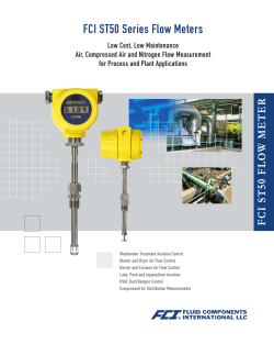 FCI ST50 Series Flow Meters
