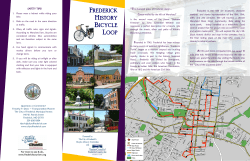 frederick history bicycle loop