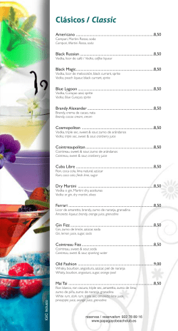 Cl&aacute;sicos / Classic - Papagayo Beach Club