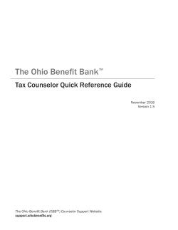 The Ohio Benefit Bank