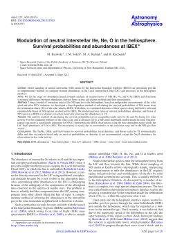 Modulation of neutral interstellar He, Ne, O in the heliosphere