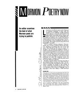 1985 - Sunstone Magazine