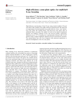 High-efficiency zone-plate optics for multi-keV X-ray