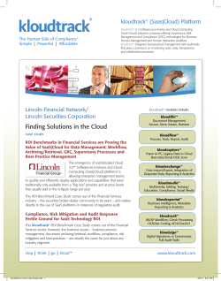 kloudtrack Lincoln Case Study