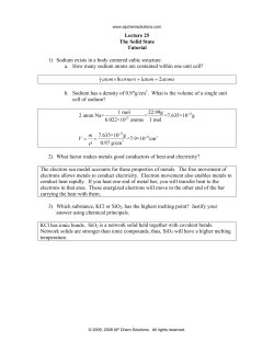 Lecture 25 - AP Chem Solutions