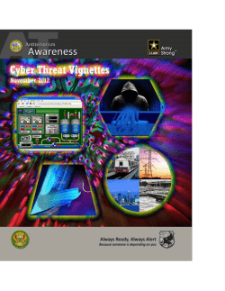 Cyber Threat Vignettes