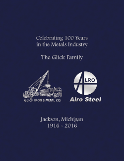 Celebrating 100 Years in the Metals Industry