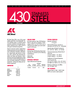 AK Steel - spacematdb