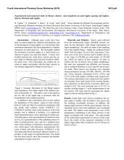 Experimental and numerical study of Sharp`s shadow zone