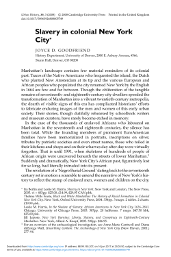 Slavery in colonial New York City