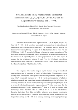 New Alkali-Metal- and 2-Phenethylamine