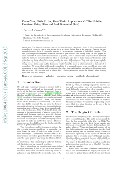 Damn You, Little h!(or, Real-World Applications Of The Hubble