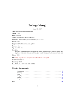 Package `visreg`
