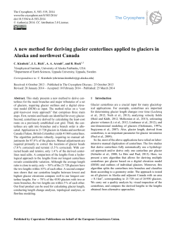 A new method for deriving glacier centerlines