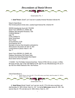 Descendant Report with more notes and less