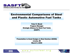 Environmental Comparisons of Steel and Plastic