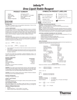 Infinity&trade; Urea Liquid Stable Reagent