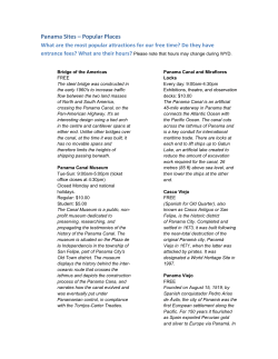 Panama Sites &ndash; Popular Places