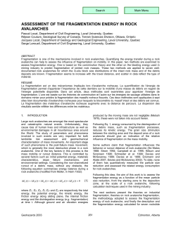 Assessment of the Fragmentation Energy in Rock Avalanches