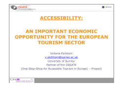 Presentation Victoria Eichhorn, University of Surrey