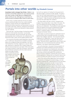 Portals into other worlds by Elizabeth Connor