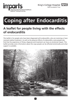 Coping After Endocarditis (long)