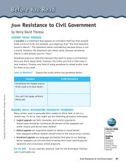 from Resistance to Civil Government