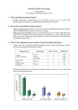 Parallel Fluent Processing